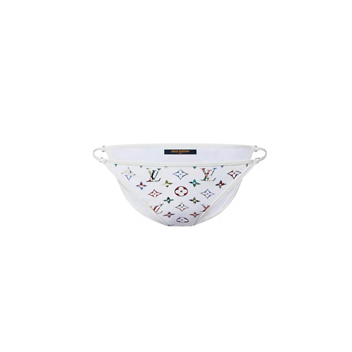 Louis Vuitton Vintage Floral Monogram Bikini Blanc pour femmes 1AALTX