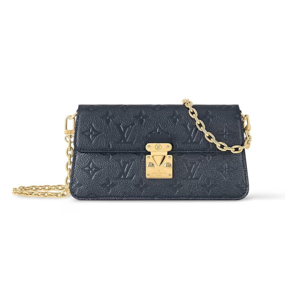 Louis Vuitton Wallet On Chain Métis Navy Bag For Women M82671- 7.5 Inches / 19 Cm
