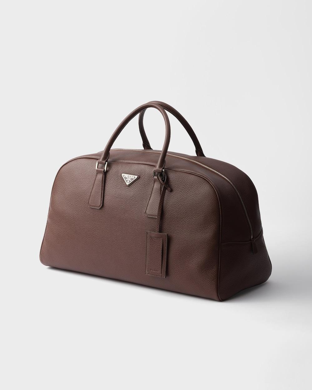 Sac en cuir Prada Sienna pour hommes 50cm/20in