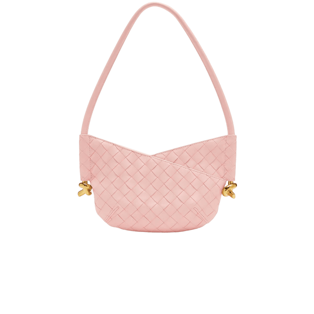 Bottega Veneta Baby Solstice Shoulder Bag 11in/ 28cm Rose Gold Hardware For Women 796378VCPP16858