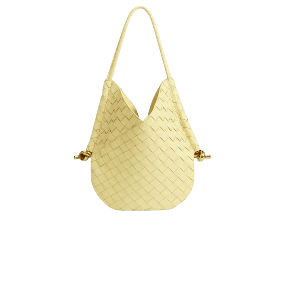 Bottega Veneta Solstice Small Shoulder Bag 10.2in/ 26cm Yellow Gold Hardware For Women 740898VCPP17455