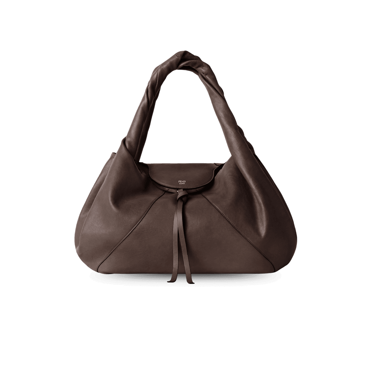 Fendi Spy Shoulder Bag 18.9in/ 48cm Dark Brown Gold Hardware For Women 8BR839AYCTF0L1B