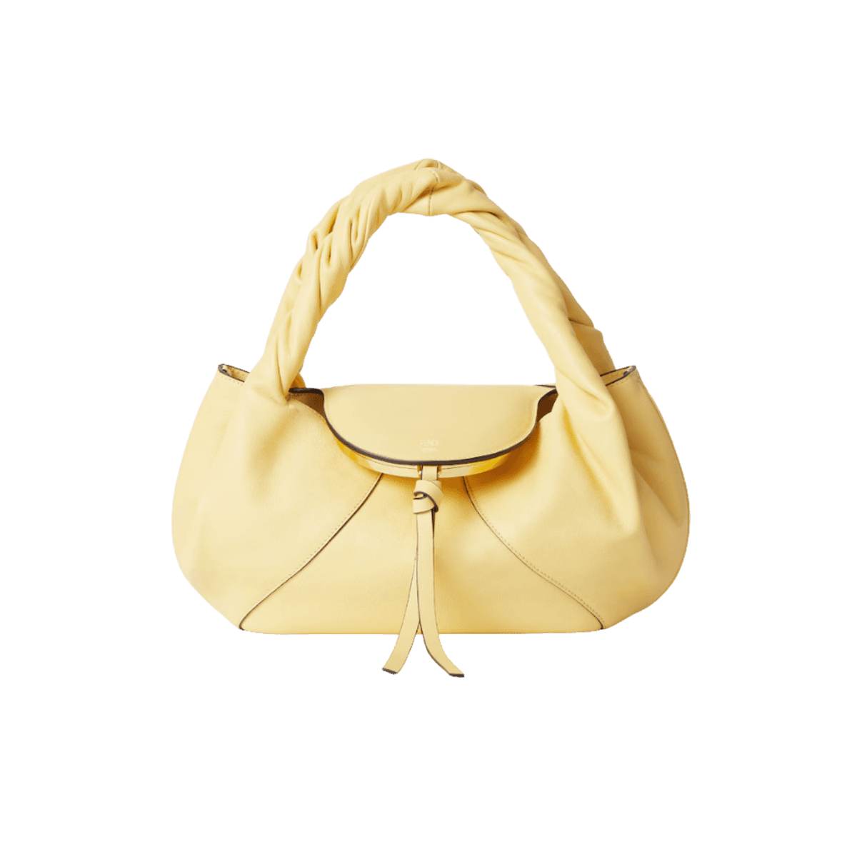 Fendi Spy Small Top Handle Bag 12.6in/ 32cm Yellow Gold Hardware For Women 8BR838AYCTF1NPV