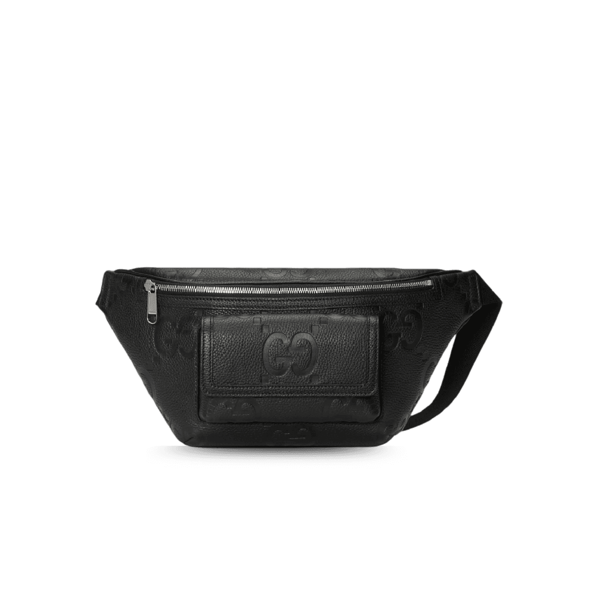 Gucci GG Jumbo Grand sac de ceinture 10.2in/ 26cm Noir Pour Homme Argent Matériel 645093 AABY7 1000