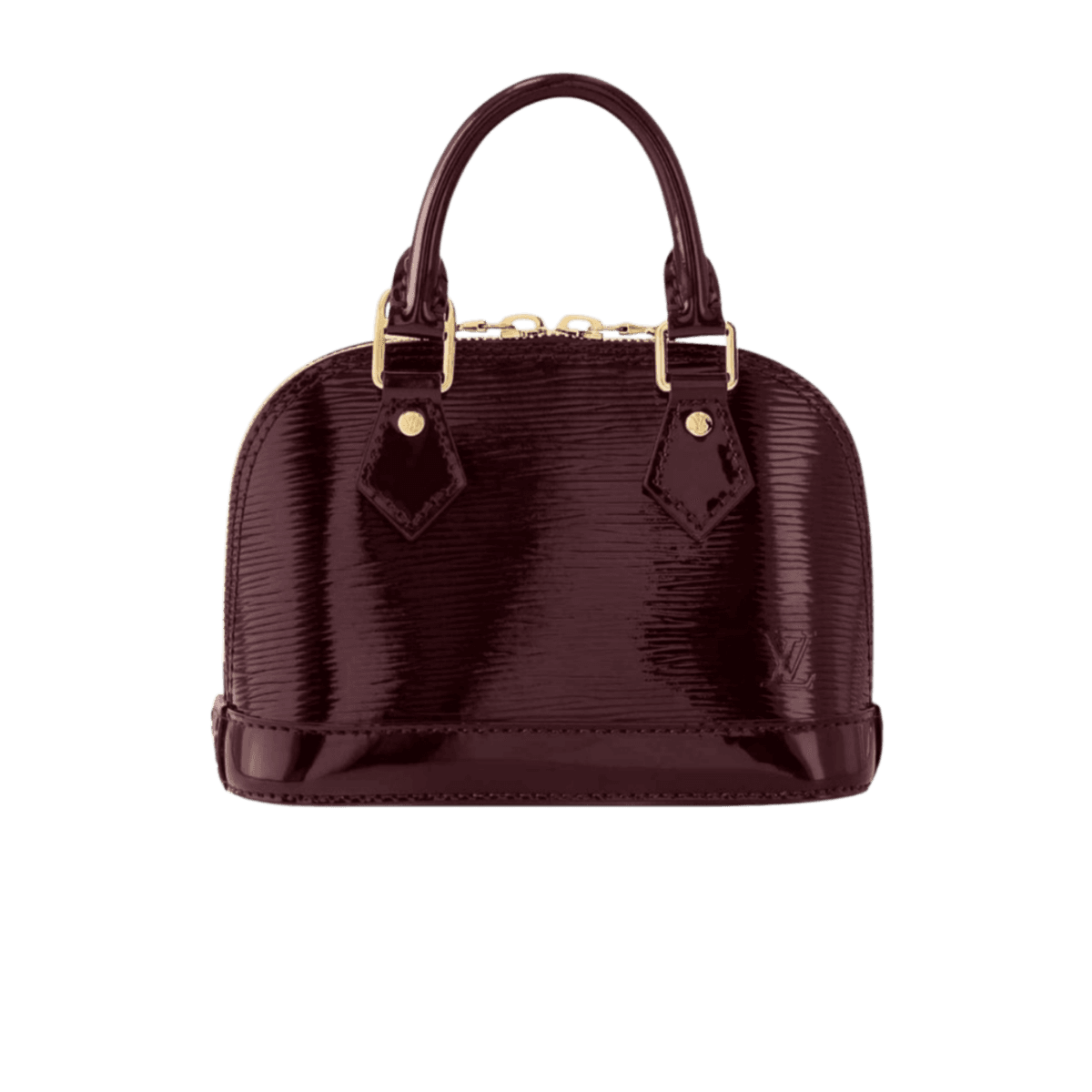 Louis Vuitton Alma BB Top Poignée Sac 9.3in/ 23,5cm Burgundy Gold Hardware pour femmes