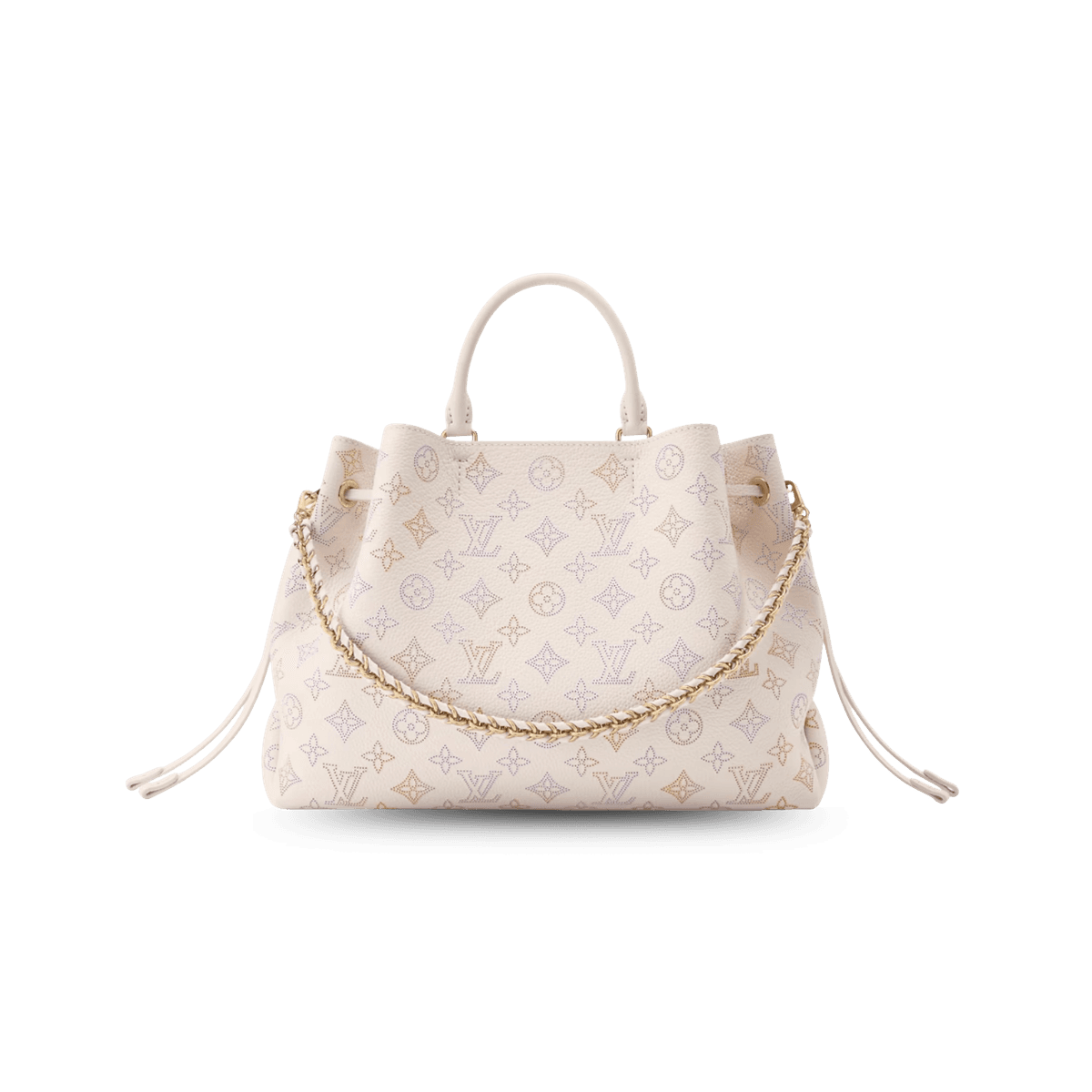 Louis Vuitton Bella Mahina Top Handle Bag 12.6in/ 32cm Dream Cream For Women M15116