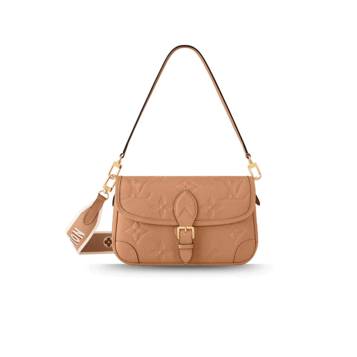Louis Vuitton Diane Shoulder Bag 9.4in/ 24cm Arizona Gold Hardware For Women M11817