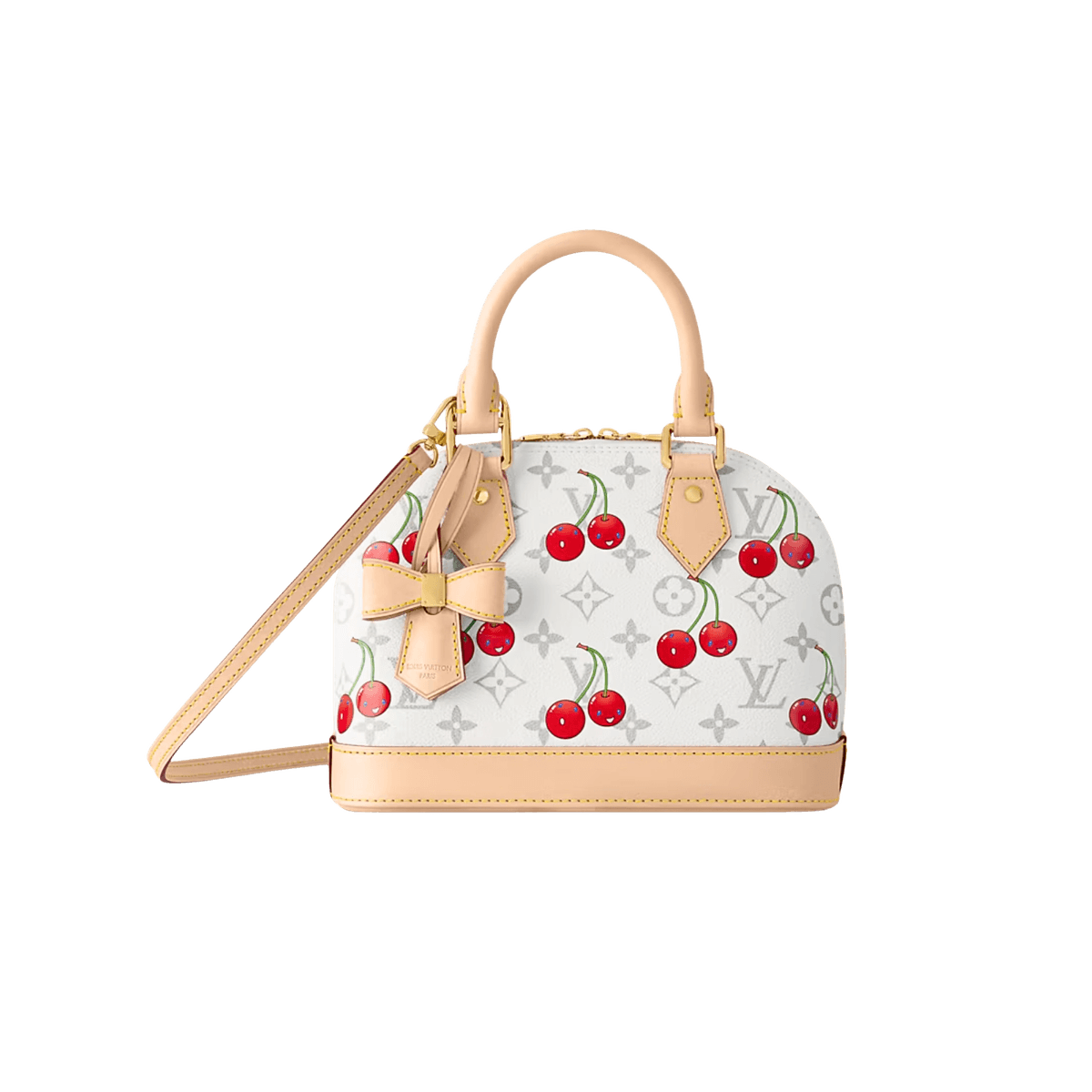 Louis Vuitton LV x TM Alma BB Top Handle Bag 9.3in/ 24cm Muticolor Gold Hardware For Women M14234