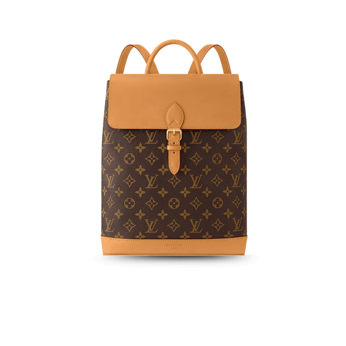 Louis Vuitton Soho MM Backpack 12.6in/ 32cm Monogram Gold Hardware For Women M14653 -