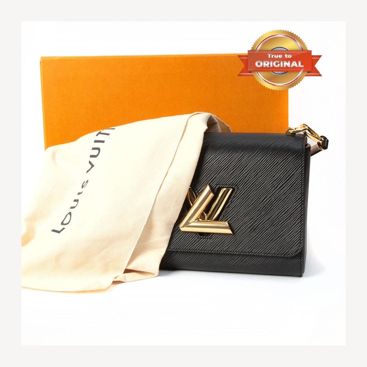 Louis Vuitton Twist MM Epi Black pour les femmes 9.4in/23cm