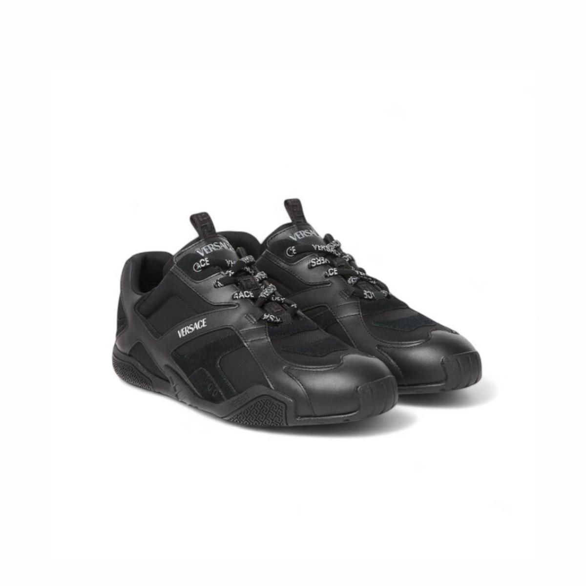 Baskets Versace Galaxia Noir pour hommes 1017878-1A12892 2EJ70