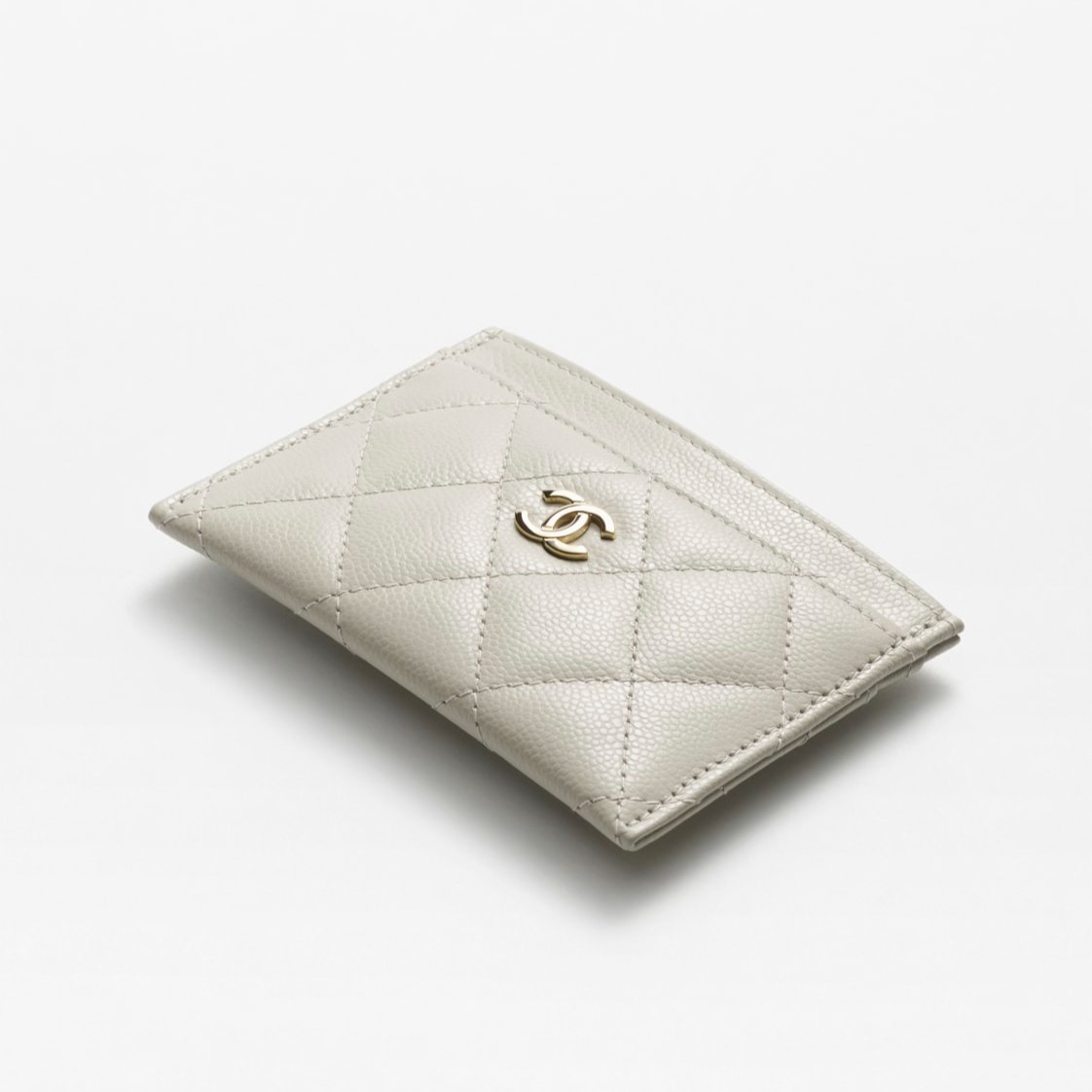 Chanel Classic Card Holder Light Grey For Women 4.4in/11.2cm AP0213 B10583 NW786