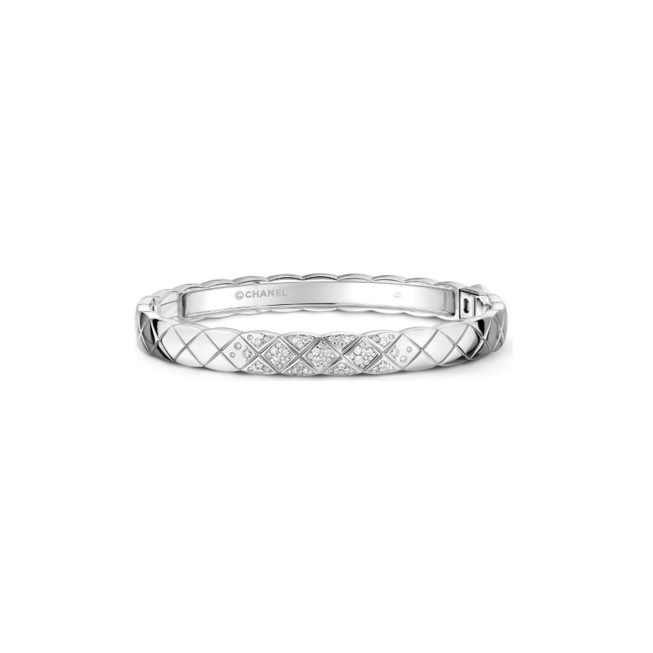 Chanel Coco Crush Bracelet White Gold For Women J11162
