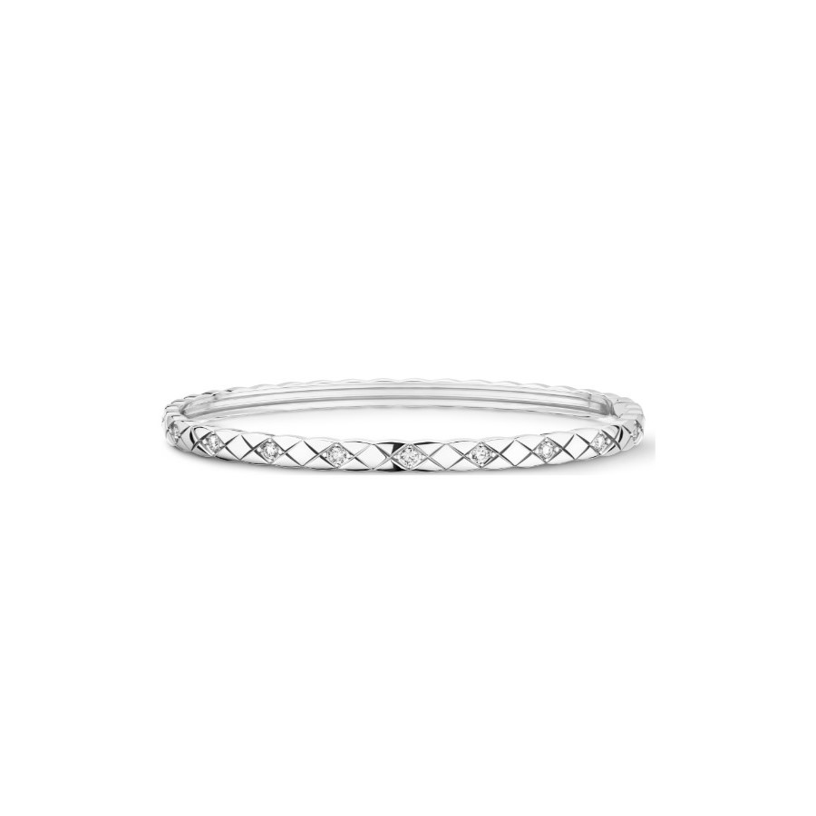 Chanel Coco Crush Bracelet White Gold For Women J12328