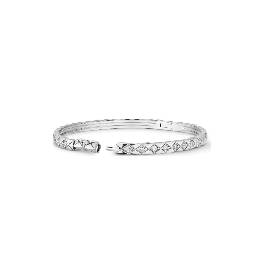 Chanel Coco Crush Bracelet White Gold For Women J12809