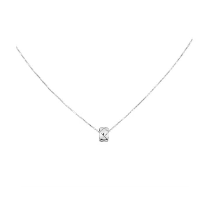 Chanel Coco Crush Necklace White Gold For Women J12307