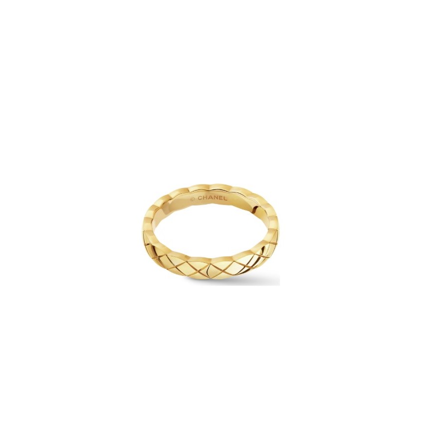 Chanel Coco Crush Ring Yellow Gold Mini Version For Women J11794