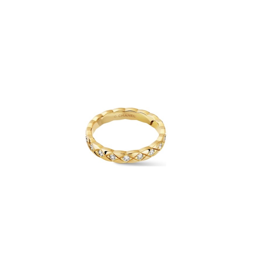 Chanel Coco Crush Ring Yellow Gold Mini Version For Women J11872