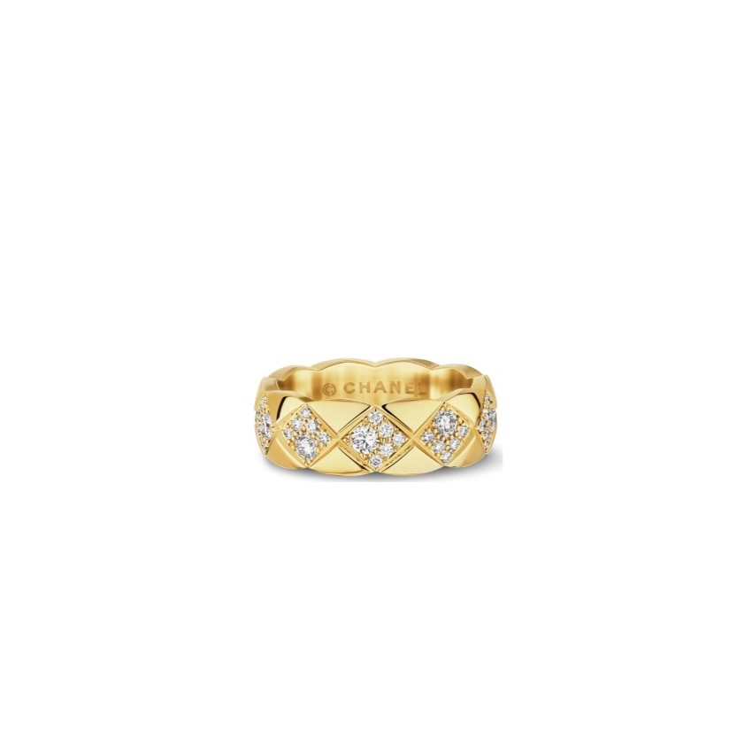 Chanel Coco Crush Ring Yellow Gold Small Version For Women J12870