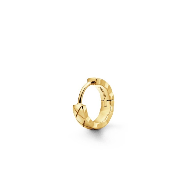 Chanel Coco Crush Single Earring Yellow Gold For Women J12685