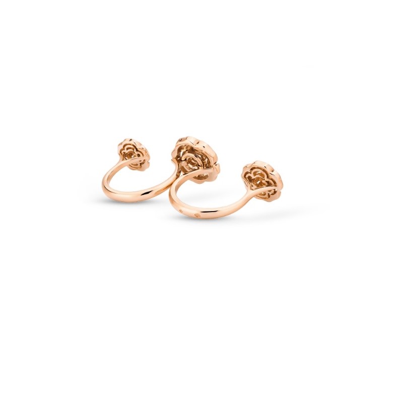 Chanel Extrait De Camélia Transformable Ring Rose Gold For Women J11859
