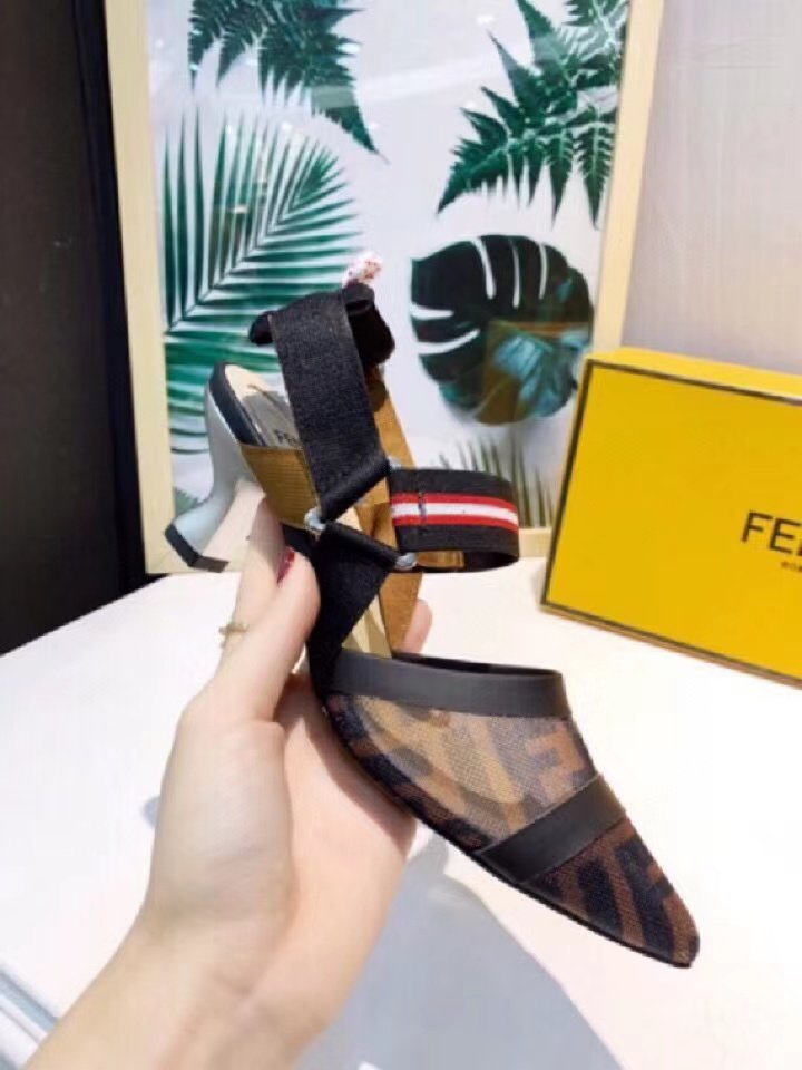 Fendi Colibri Micromesh Black For Women FF