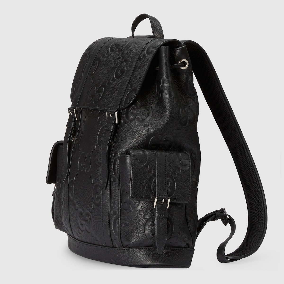 Gucci Jumbo GG Large Backpack Black For Men 13.4 In/ 34 Cm 625770 AABZF 1000
