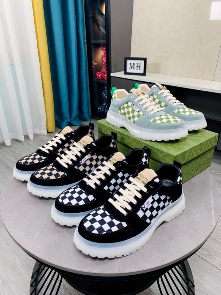 Gucci Men's Sneaker Caro Black And White For Men