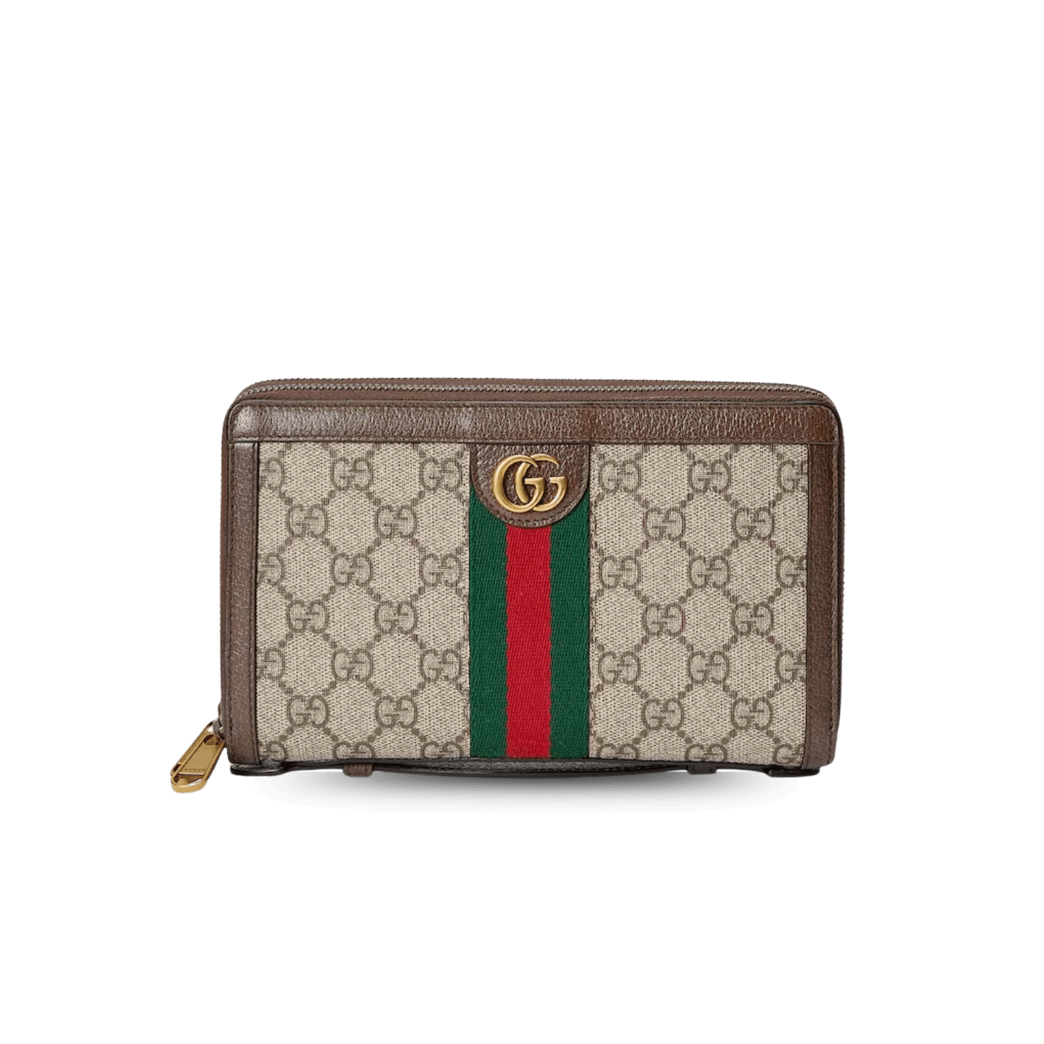 Gucci Ophidia Travel Case Clutch & Pouch 8.3in/ 21cm Beige Gold Hardware For Men 751610 96IWT 8745