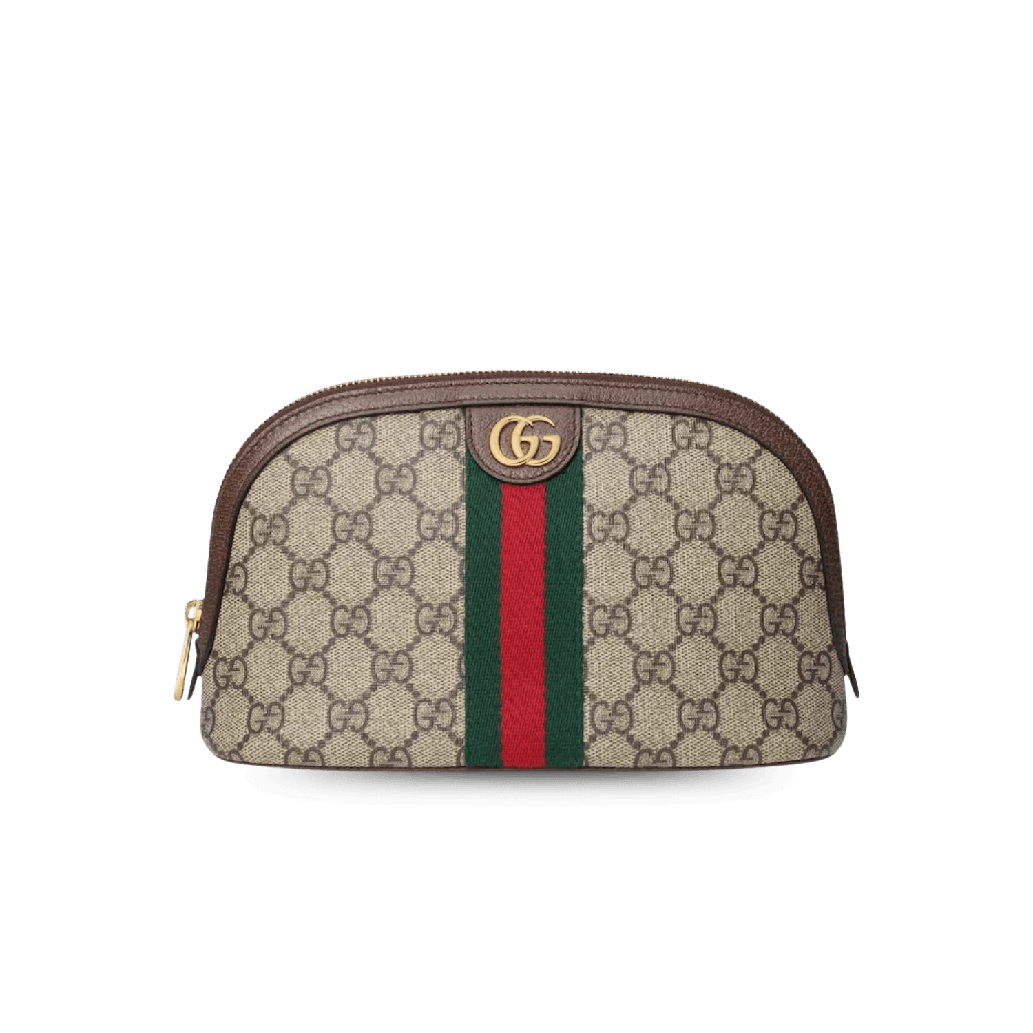 Gucci Ophidia Cosmetic Case Large Clutch & Pouch 9in/ 23cm Beige Gold Hardware 625551 96IWG 8745