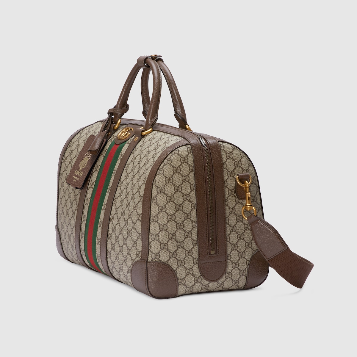 Gucci Savoy Medium Duffle Bag Beige 17.3 In/ 44 Cm 724642 9C2ST 8746