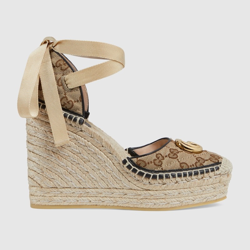 Gucci Women GG Matelasse Platform Espadrille