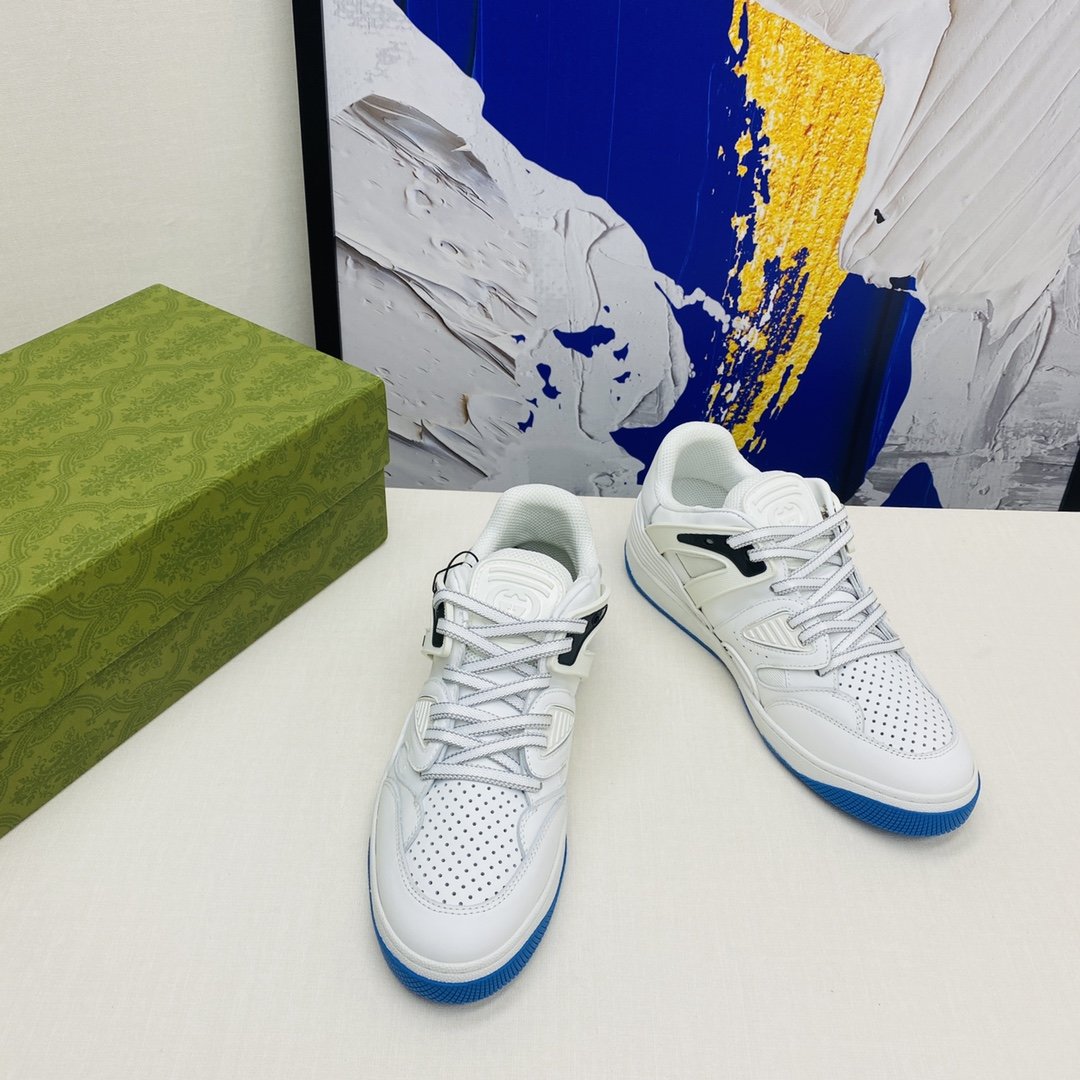 Gucci Women's Gucci Basket Sneaker By Fabrics White For Women GG
