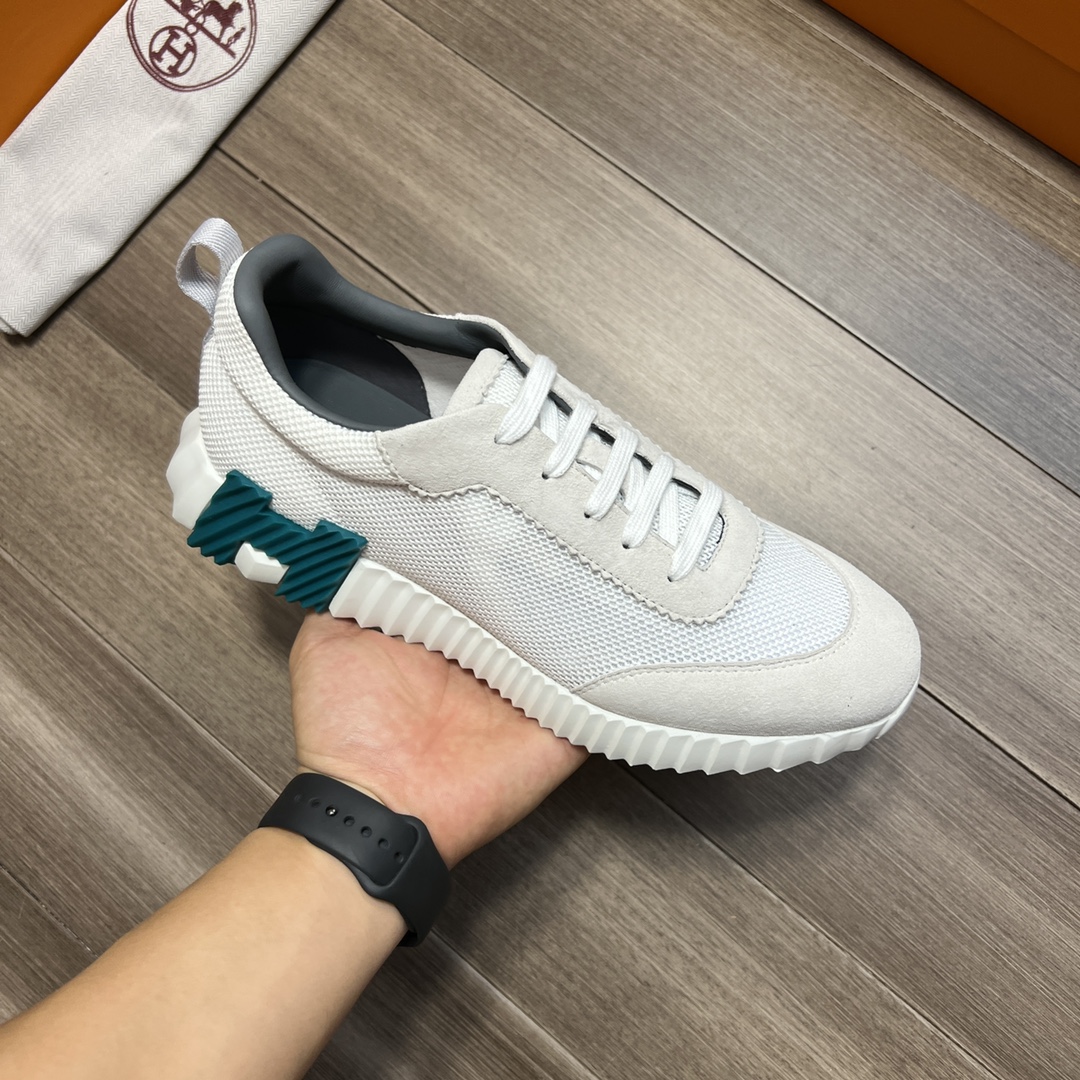 Hermes Bouncing Sneakers White For Men