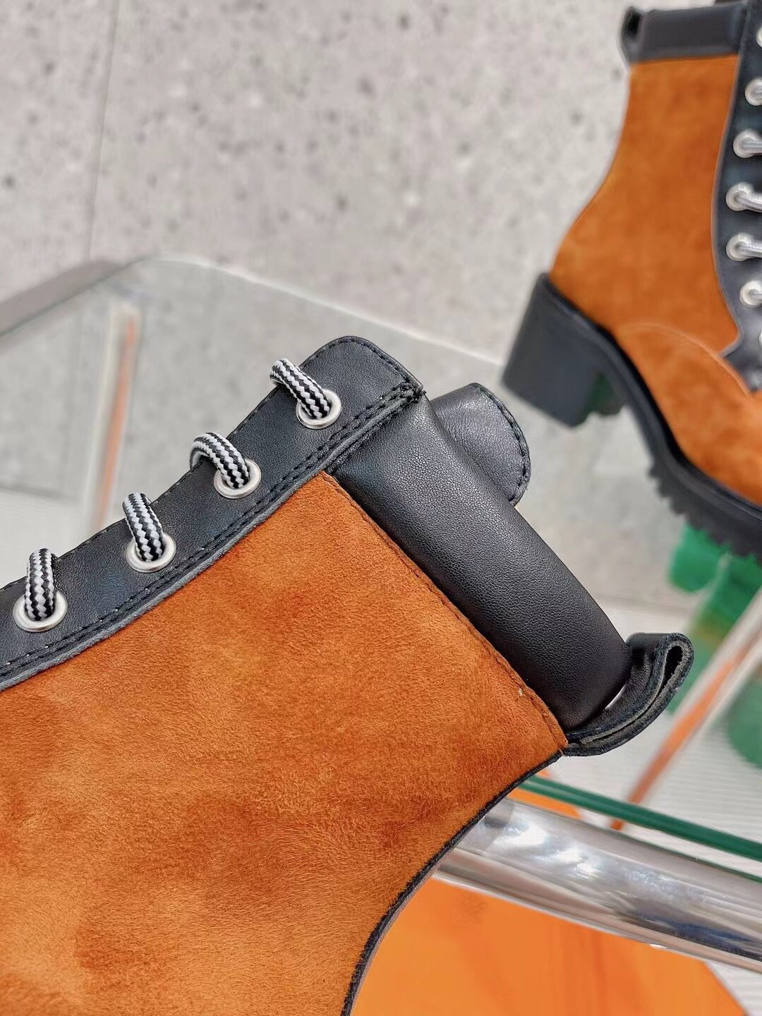 Hermes Bridge Ankle Boots Brown For Women H202130Z Y4385