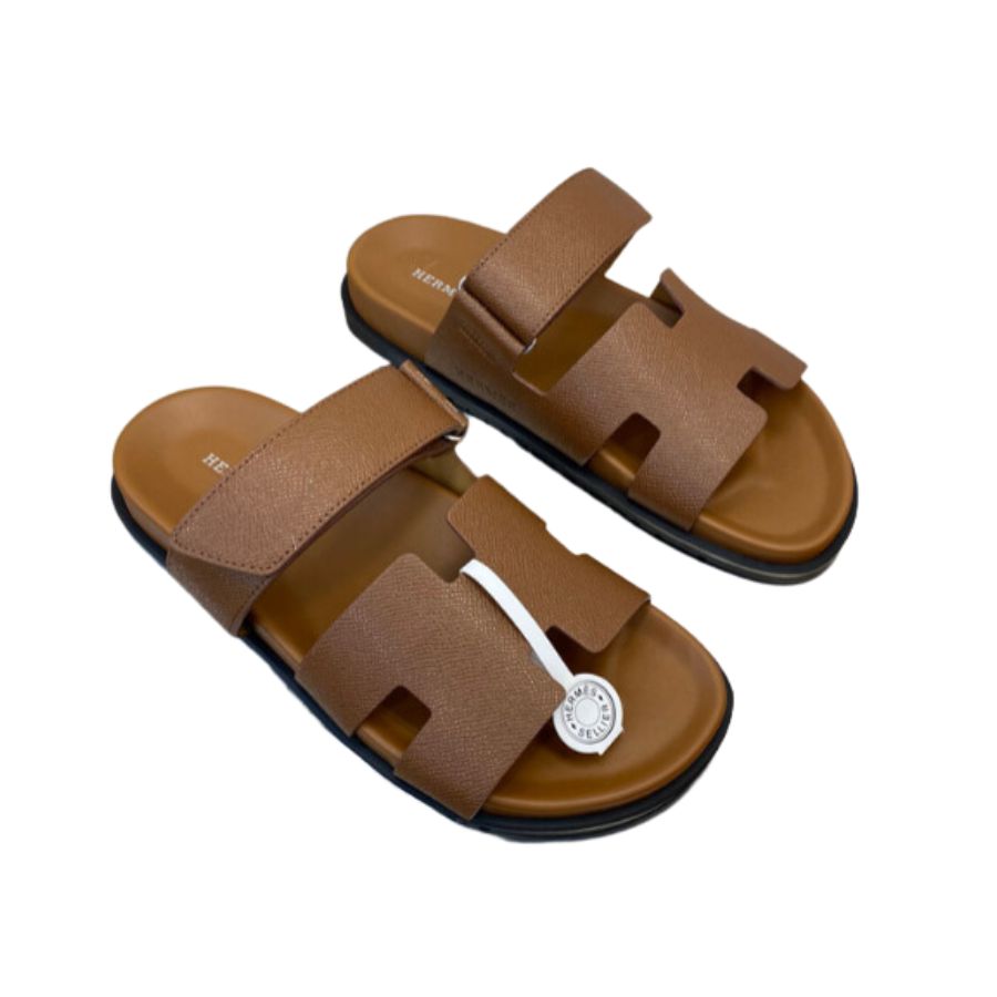 Hermes Chypre Sandal Dark Brown For Women