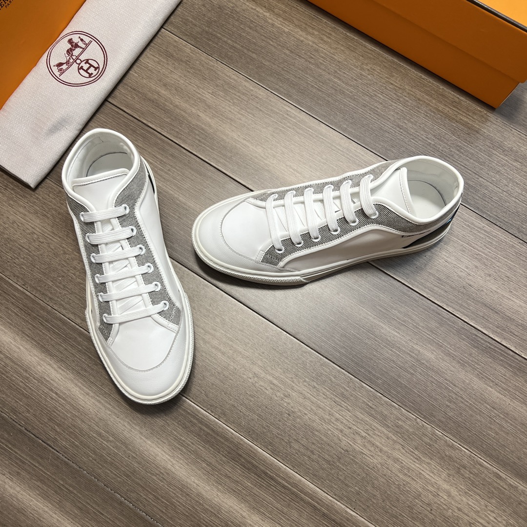 Hermes Enjoy Sneaker White For Men H221913ZHBP390