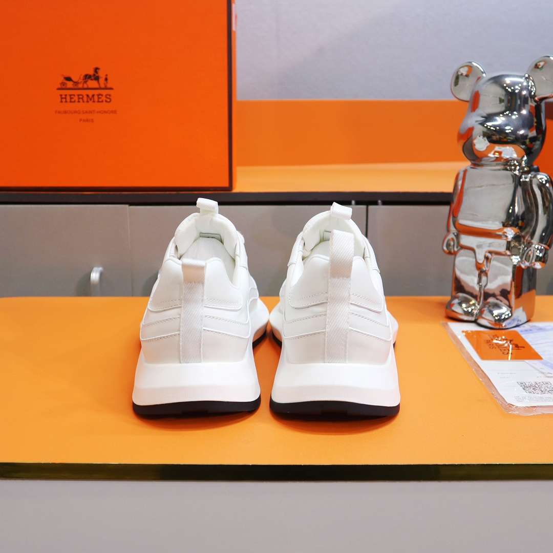 Hermes Gramme Sneakers White For Men