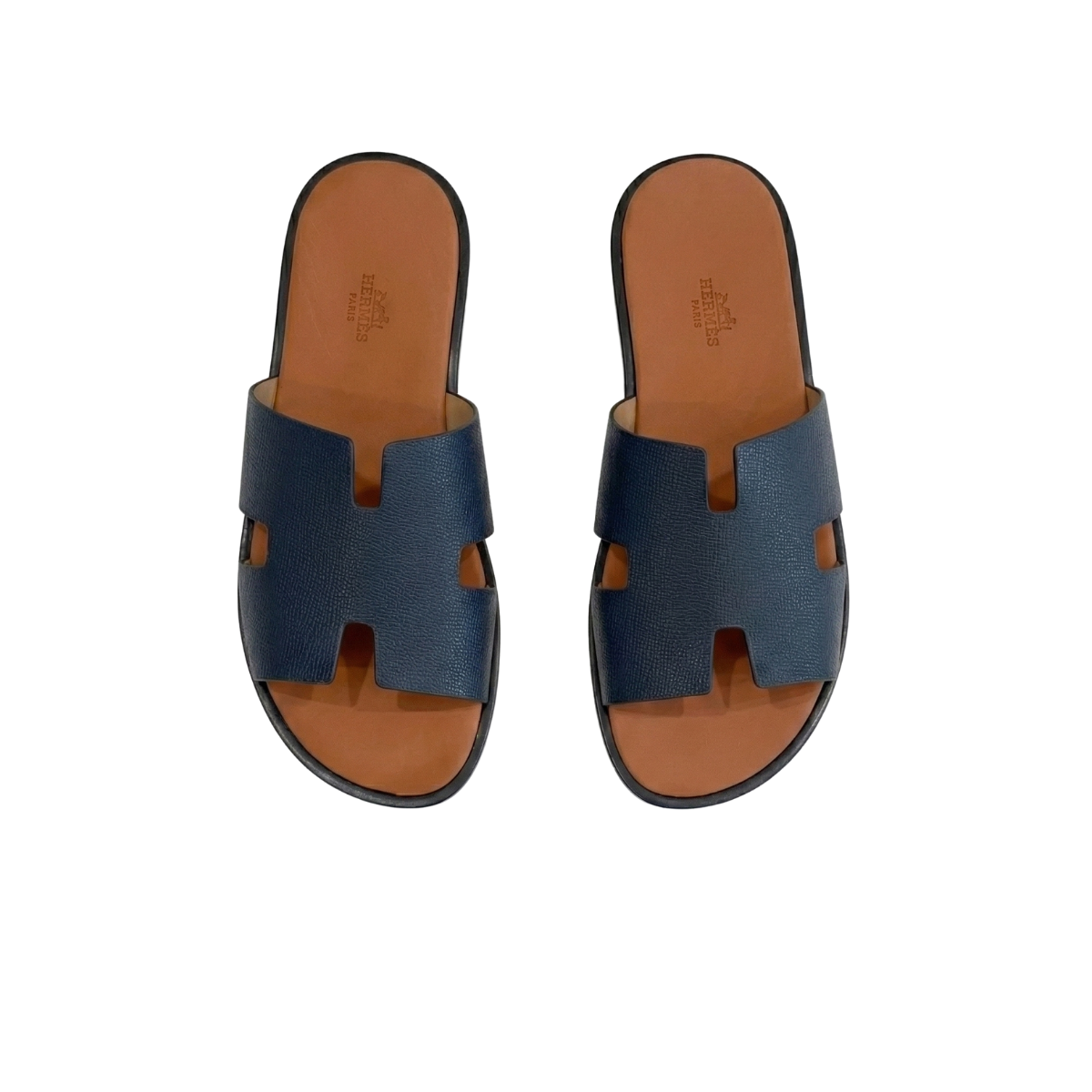 Hermes Izmir Sandals Black/ Brown For Men