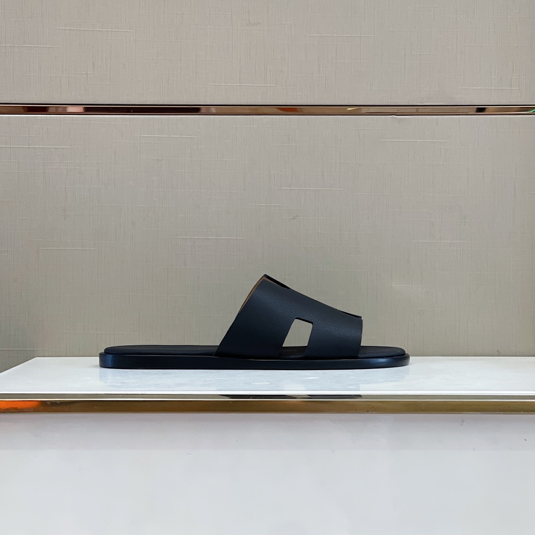Hermes Izmir Sandals Black For Men
