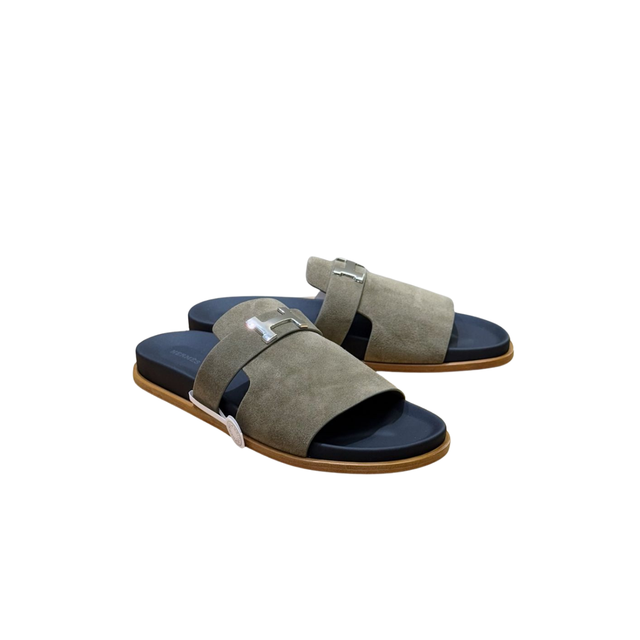 Hermes Jaures Sandals Etoupe For Men H242944ZHX3400