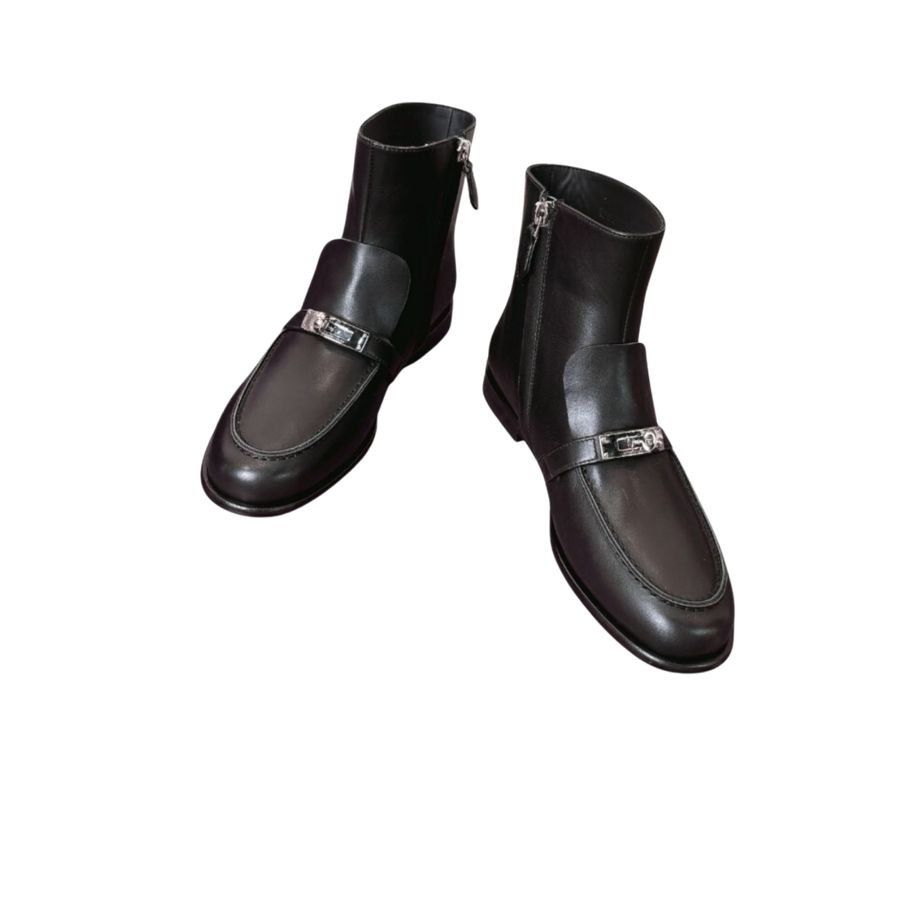 Hermes Kelsy Ankle Boots Noir For Women H251005Z 02355
