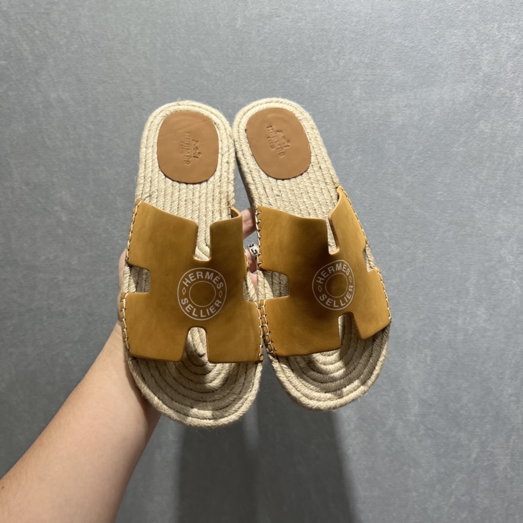 Hermes Old Espadrilles Yellow For Men