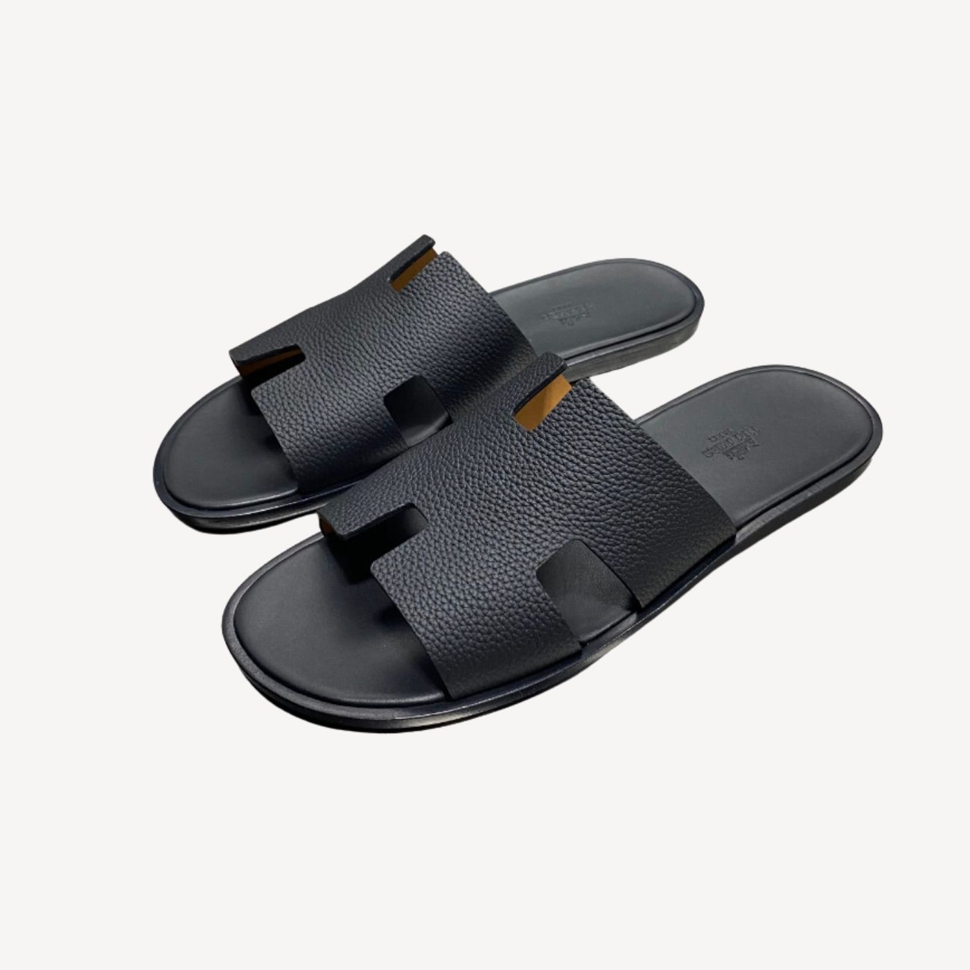 Hermes Oran Sandal Black For Men