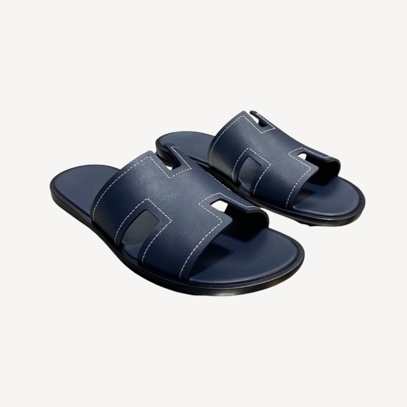 Hermes Oran Sandal Black For Men