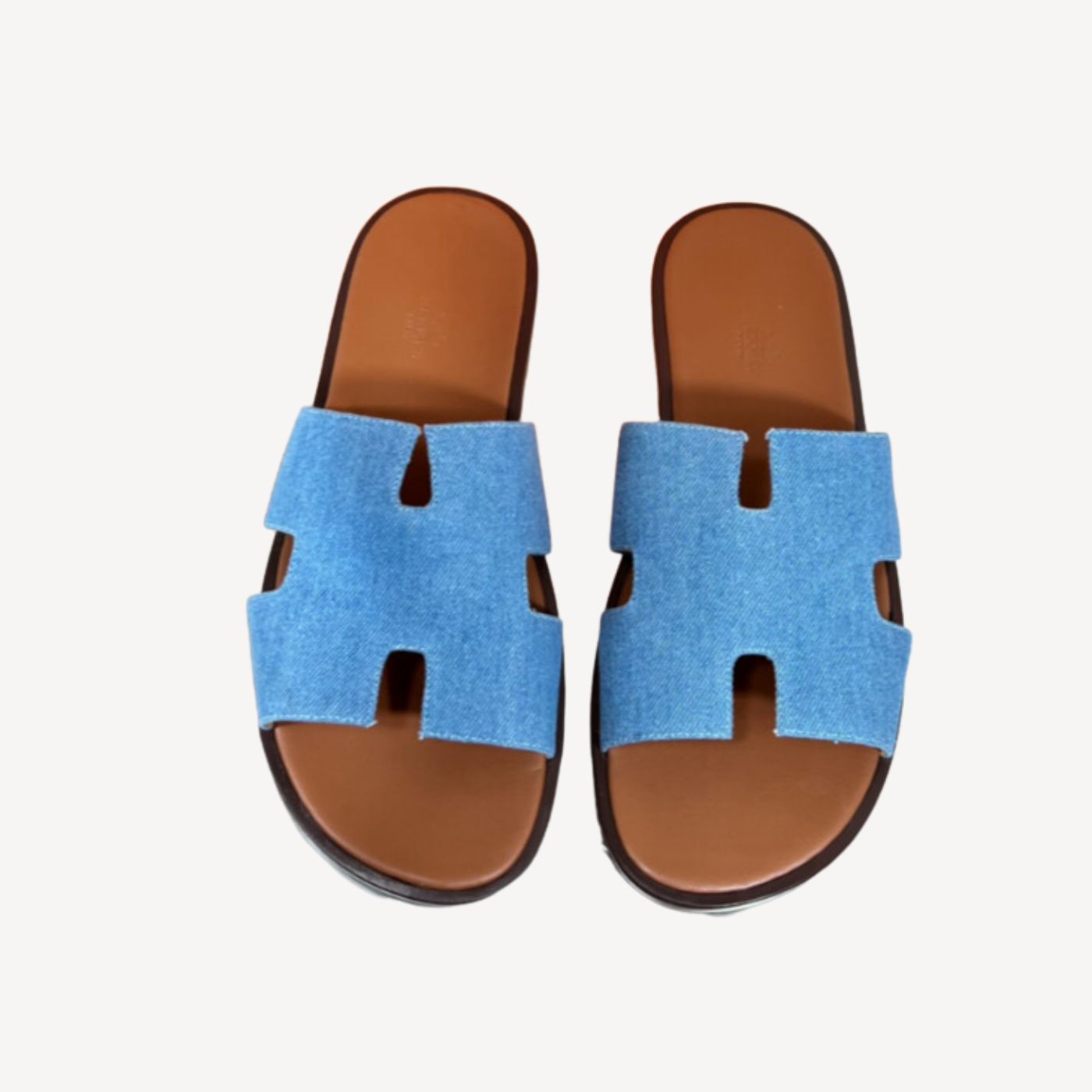 Hermes Oran Sandal Blue For Men
