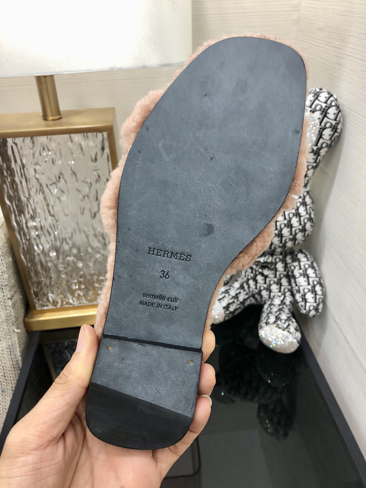 Hermes Oran Sandal Brown For Women