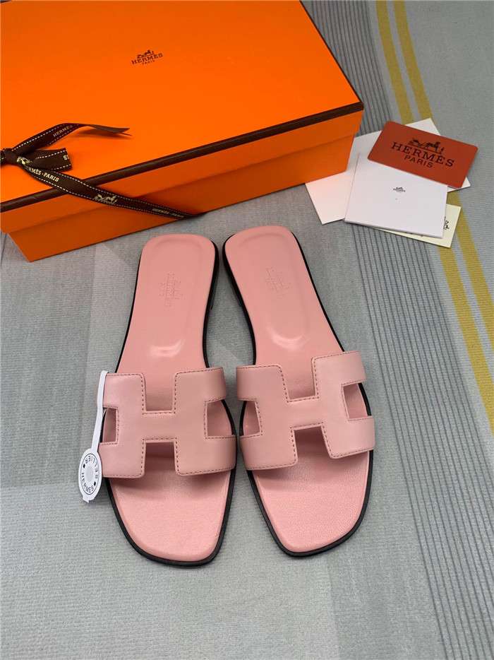 Hermes Oran Sandal Pink For Women