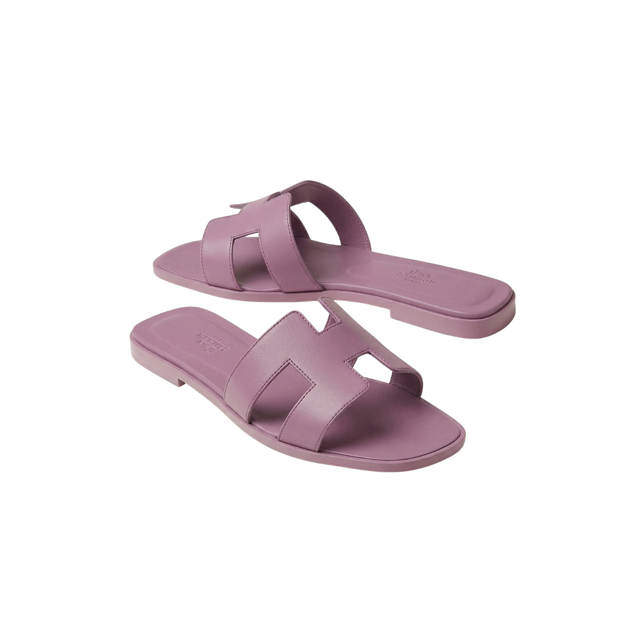 Hermes Oran Sandals Purple For Women H202230Z BR340