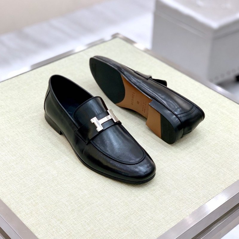 Hermes Paris Loafers Black For Men H212982ZA01400?